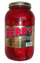 Herb's Pickled Pigs Feet 68oz (4.25lb)