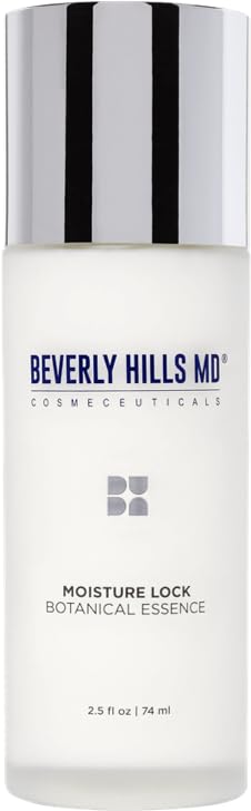 Beverly Hills MD Moisture Lock Botanical Essence- Moisture & Collagen Supporting Serum for Skin Barrier - Visibly Combat Transepidermal Water Loss TEWL & Sagging Skin w/Tsubaki Oil, Hemp Seed Oil