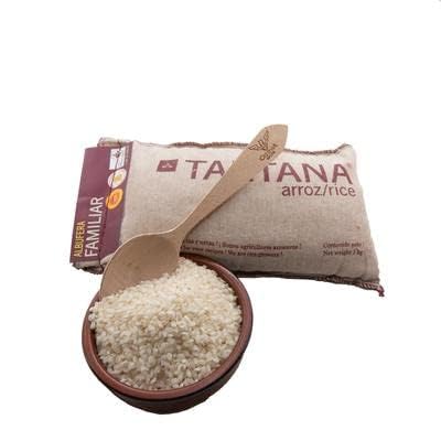 ARROZ TARTANA Authentic Albufera Spanish Paella Rice Imported from Spain, Great for Risotto, Seafood and Mediterranean Dishes (2.2 LB Bag, 2-Pack)
