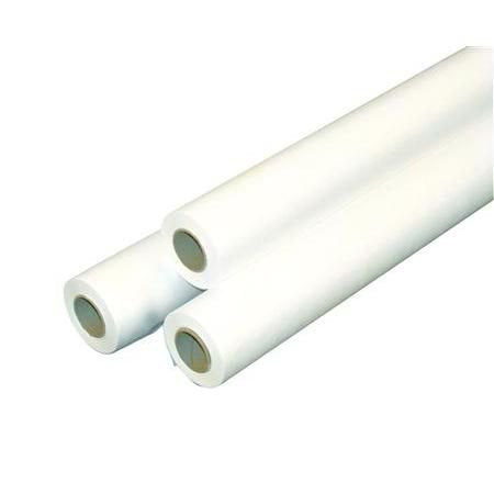 Exam Table Paper Rolls by ScripHessco - Chiropractor and Medical Table Paper - White, Crepe Finish - Strong, Absorbent Paper Protects Table, Provides Comfort - 12 Rolls, 21 Inches Wide x 125 Feet Long