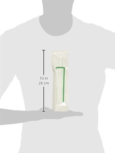 Celltreat 229616 Polypropylene L-Shaped Cell Spreader, Sterile, 145mm Length, Green (Case of 100)