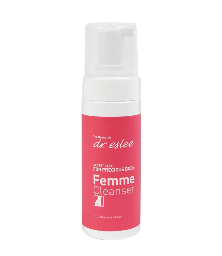 dr.eslee Femme Cleanser for Precious Body 150ml - Low pH Dermatological Feminine Foam Wash | Gentle & Soothing for Sensitive Areas | Soft Mousse Bubble| SLS/SLES Free | Hygiene Essential