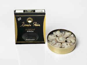 Ramon Pena Tinned Clams in Brine | 18/20 Clams Per Tin | 1 x 111g Can