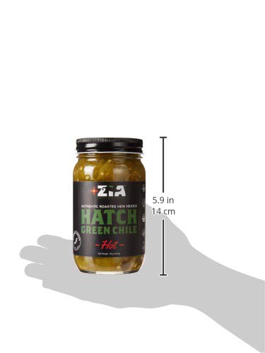 Original New Mexico Hatch Green Chile By Zia Green Chile Company - Delicious Flame-Roasted, Peeled & Diced Southwestern Certified Green Peppers For Salsas, Stews & More, Vegan & Gluten-Free - 6 Pack