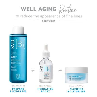 SVR Hydra Face Essence - Soothe, Smooth and Hydrate for 24hrs - 2% Niacinamide & Hyaluronic Acid Moisturizing & Hydrating Toner for Dehydrated Dry, Sensitive Skin. Fragrance Free, 5 fl.oz.