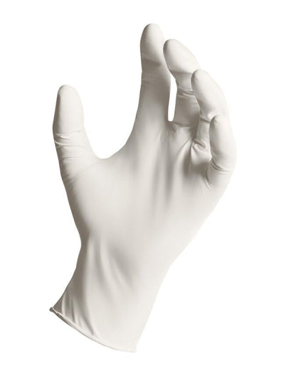 Medline Curad Comfort Wear Latex Exam Gloves, Powder-Free, One Size Fits Most, 100 count (Pack of 10)