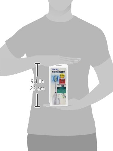 Philips Sonicare Genuine E-Series Replacement Toothbrush Heads, 3 Brush Heads, White, HX7023/64