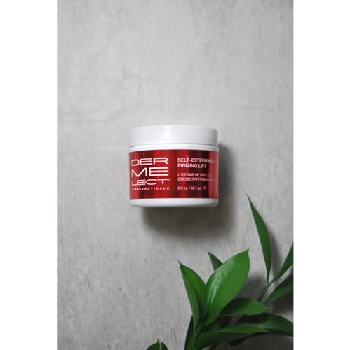 Dermelect Self-Esteem Neck Firming Lift - for Neck and Décolleté, Anti Aging Cream with AHA, BHA, Avocado Oil, Squalene Toning, Hydrating & Firming Treatment for Sagging Skin 2 oz.