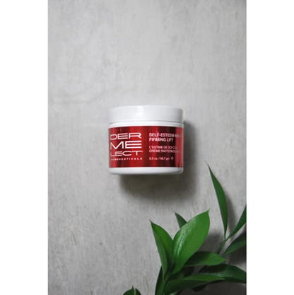 Dermelect Self-Esteem Neck Firming Lift - for Neck and Décolleté, Anti Aging Cream with AHA, BHA, Avocado Oil, Squalene Toning, Hydrating & Firming Treatment for Sagging Skin 2 oz.