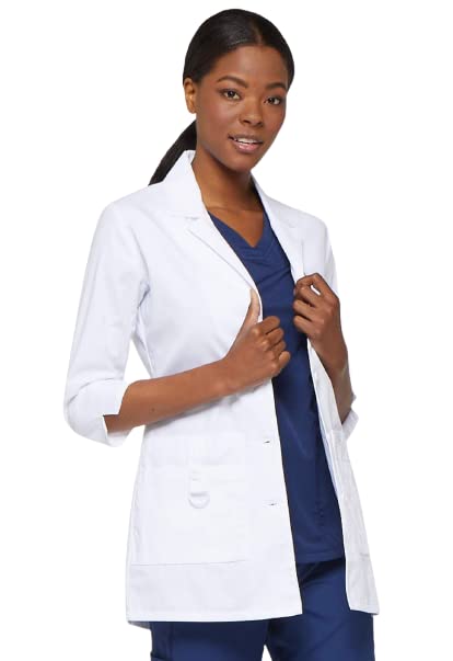 Dickies Women's Junior Fit 3/4 Sleeve Lab Coat