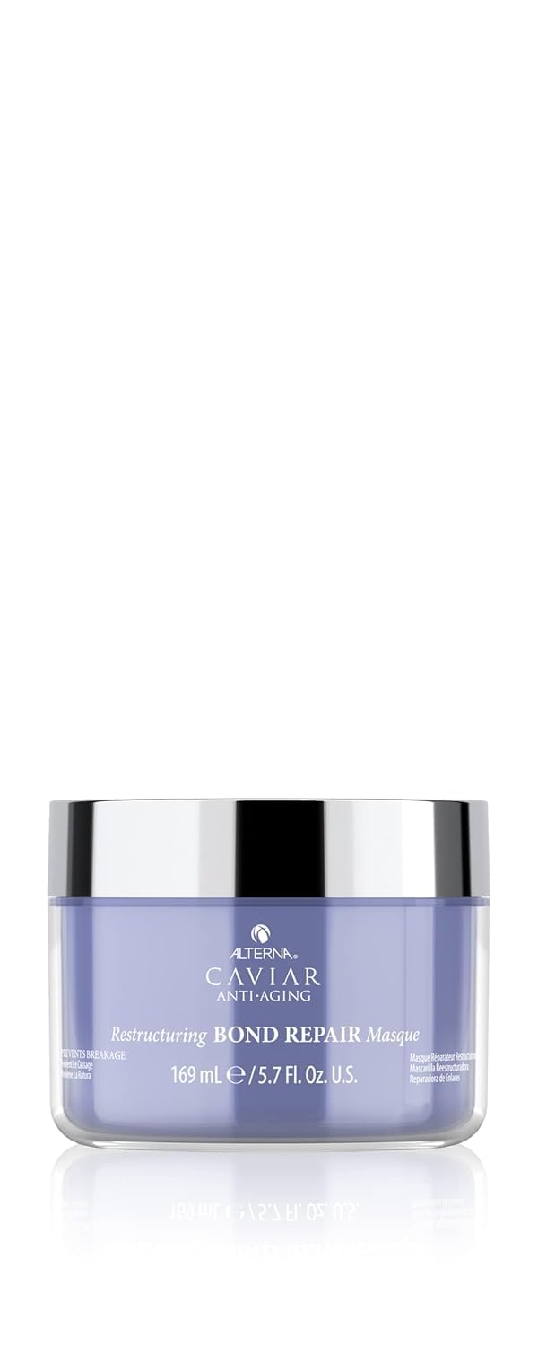 Alterna Caviar Anti-Aging Restructuring Bond Repair Masque, 5.7 Ounce | Strengthens & Protects Damaged Hair , 5.68 Fl Oz (Pack of 1)