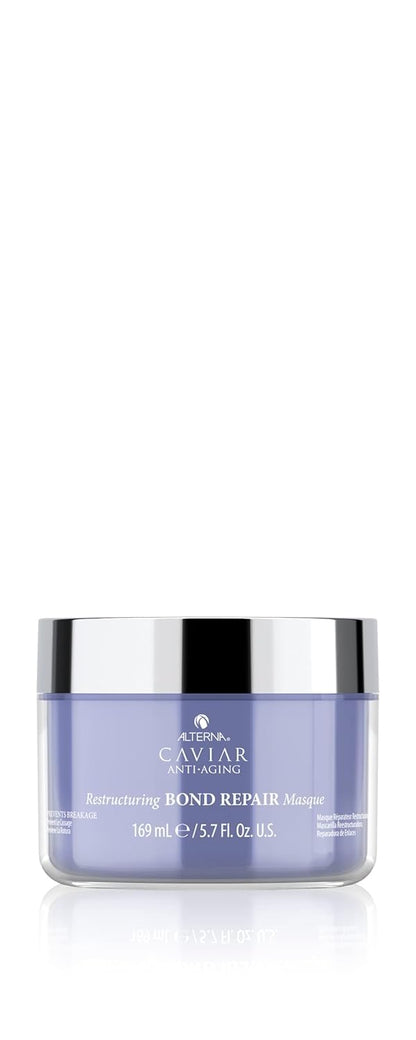 Alterna Caviar Anti-Aging Restructuring Bond Repair Masque, 5.7 Ounce | Strengthens & Protects Damaged Hair , 5.68 Fl Oz (Pack of 1)