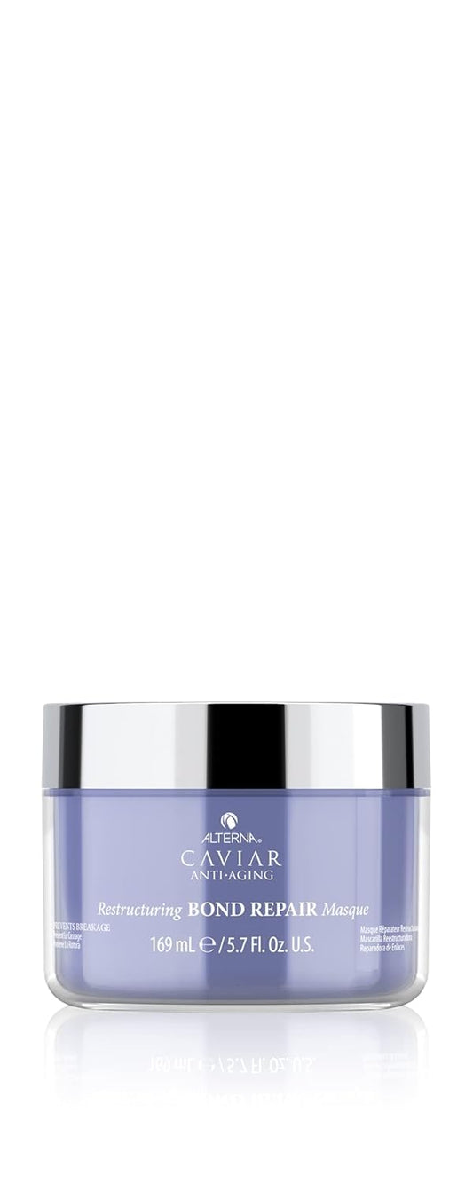 Alterna Caviar Anti-Aging Restructuring Bond Repair Masque, 5.7 Ounce | Strengthens & Protects Damaged Hair , 5.68 Fl Oz (Pack of 1)