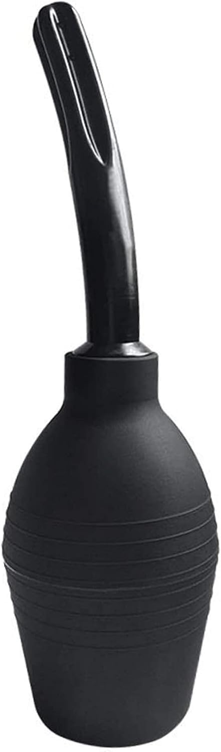 Anal Douche Enema Bulb Vaginal Douche Enema Cleaner for Women’s or Man’s Health for Water Or Coffee Colon Cleansing, Detox and Constipation (Black, 10.4 Ounce)…
