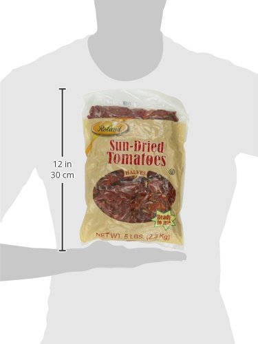 Roland Foods Sun-Dried Tomato Halves, Specialty Imported Food, 5-Pound Bag