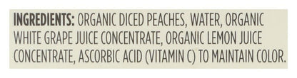 365 by Whole Foods Market, Organic Diced Peaches, 16 Ounce