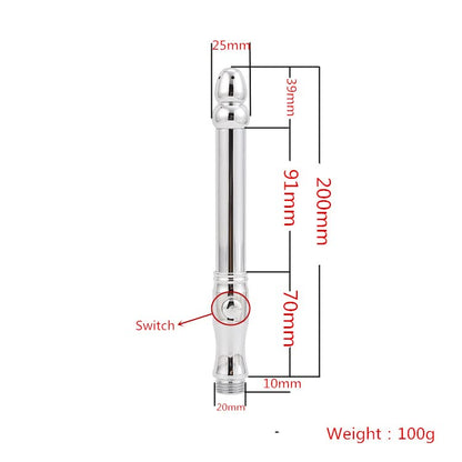Anal Douche Enema Aluminum Shower Cleaner Douche System Handheld Shower Hose Butt Plug for Couples