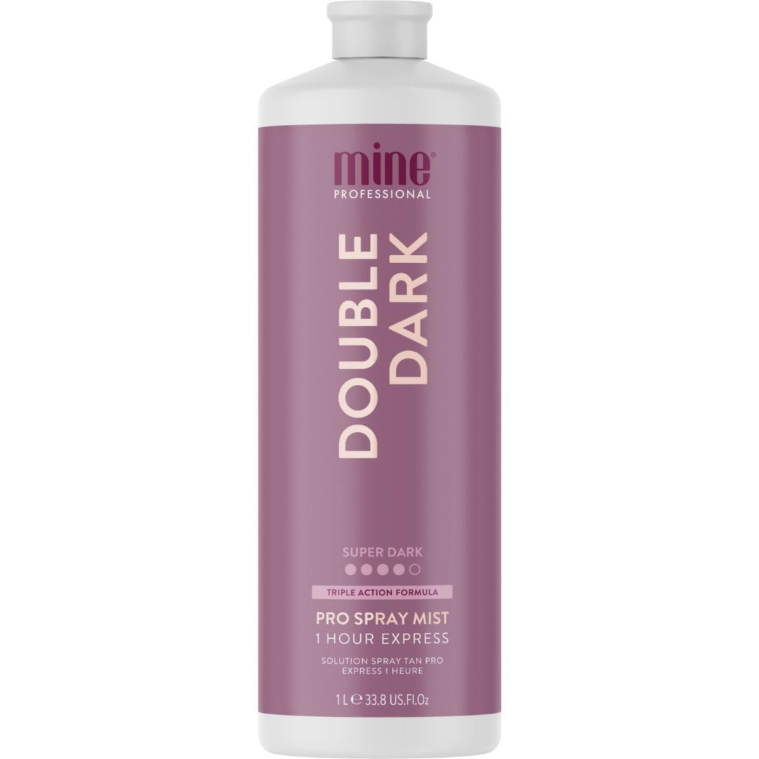 MineTan Spray Tan Solution | Bronze Collection - Dark Sunless Tanning Solutions for a Bronzed, Glow Skin Finish, Fast Dry, Hydrating, Coconut Scented, Salon Pro Formula Fake Tanner Mist, 33.8 Fl Oz