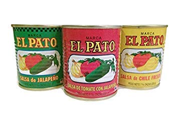 El Pato 7.75oz 3 Can Bundle - Tomato Sauce, Tomato Sauce with Jalapeno, and Jalapeno Salsa