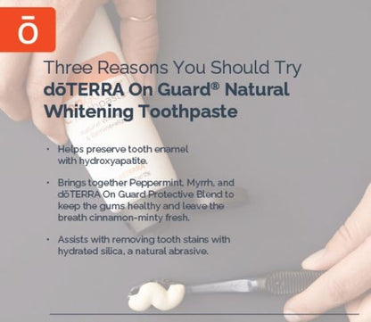 dōTERRA On Guard® Natural Whitening Toothpaste 4.2oz (2 Pack)