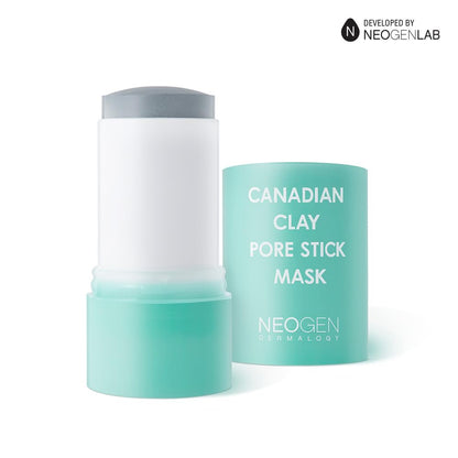 DERMALOGY by NEOGENLAB Canadian Clay Pore Stick Mask, 28g (0.99 oz) – Minimizes Pores, Removes Blackheads & Excess Sebum, Glacial Mud & Colloidal Clay, Korean Skincare