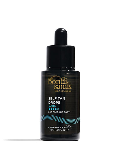 Bondi Sands Hydrating Self Tan Drops for Face and Body, 2 Shade Options, 1.01 FL OZ