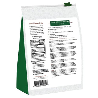 Mrs. Wages Pickling Lime, Easy-To-Make, Crispy Flavorful Pickles, Tasty Creations, Long-Lasting Resealable Bag, Variety of Uses, 1 lb Resealable Bag