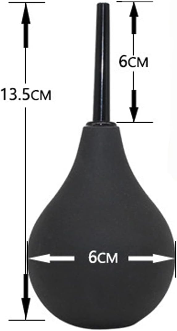 90-Black Premium Vaginal Douche and Enema Cleaner, Enema Bulb for Men, Anal Douche for Women, Say Goodbye to Discomfort and Odor, Feminine Care, Douches and Enemas