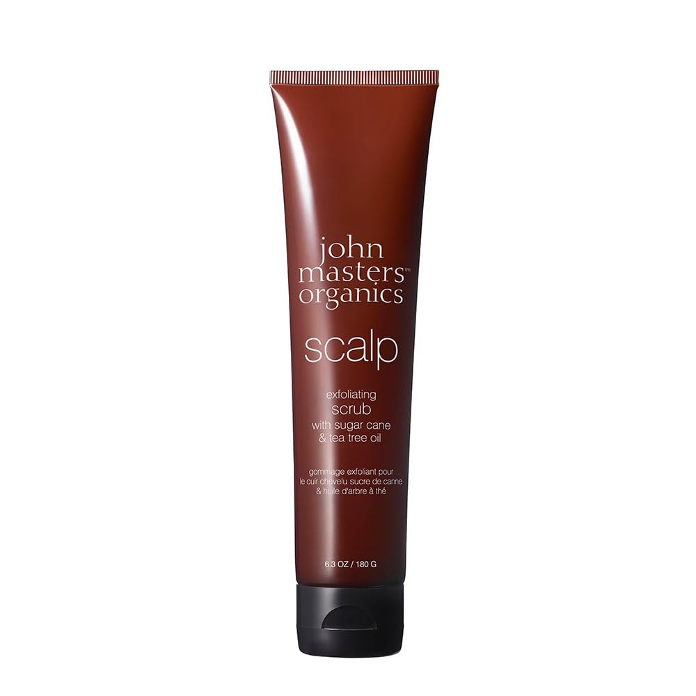 John Masters Organics Scalp Exfoliating Scrub 5 Fl Oz | 70% Organic Ingredients | Organic Tea Tree Oil | Thinning Hair | Sustainable