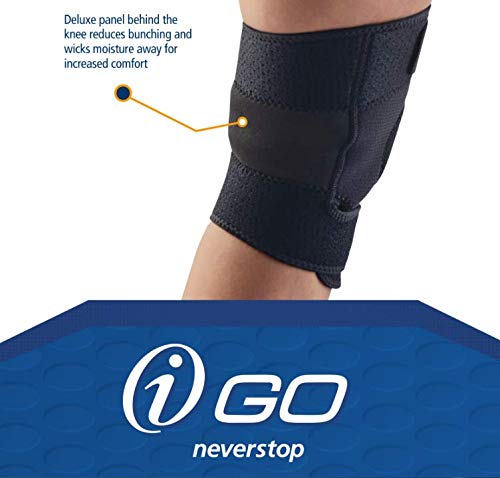 iGO i-96105 Deluxe Knee Support, Medium