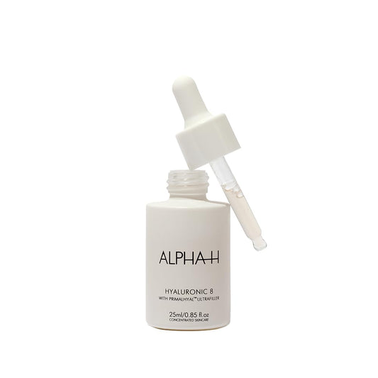 Alpha-H Hyaluronic 8 Super Serum For Your Face - Reduces the Appearance of Fine Lines, Plumps Skin & Boosts Hydration - Daily Hydration For All Skin Types (25ml)