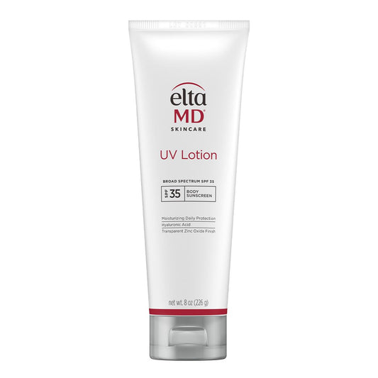 EltaMD UV Lotion Body Sunscreen, SPF 30+ Sunscreen, Body Lotion with SPF Made with Zinc Oxide and Hyaluronic Acid, 8.0 oz Pump
