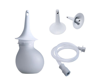 Navina Mini Start Set - Low-Volume Enema, Irrigation System for Instant Relief – Comfortable, Discreet, and Reusable - Includes 185ml Water Bulb, Extension Tube, and 5 Rectal Cones