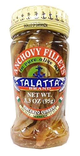 Talatta, Anchovies Fillets In Olive Oil, 3.3 Ounce
