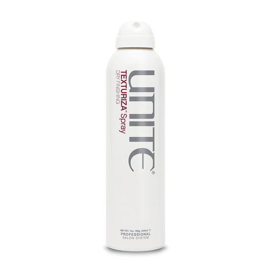 UNITE Hair – TEXTURIZA Texturizing Spray – Dry Finishing Spray for Weightless Volume, Texture & Medium Workable Hold – UV & Thermal Protection – 7 Oz