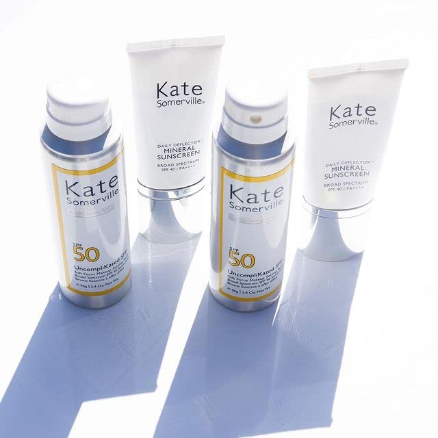 Kate Somerville UncompliKated SPF – SPF 50 Face Sunscreen and Soft Focus Makeup Setting Spray, Daily Use Sun Protection with Matte Finish, 3.4 Fl Oz