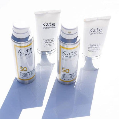 Kate Somerville UncompliKated SPF – SPF 50 Face Sunscreen and Soft Focus Makeup Setting Spray, Daily Use Sun Protection with Matte Finish, 3.4 Fl Oz