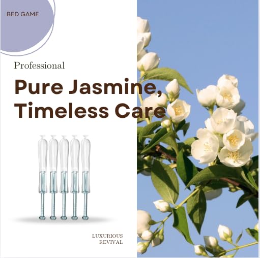 Jasmine Natural Vaginal Moisturizer for Women - Female Care Moisturizing Care Long-Lasting Hydration, pH-Balanced Lube Injector for Women's Dryness - Disposable Prefilled Massage Gel (10 Pcs)
