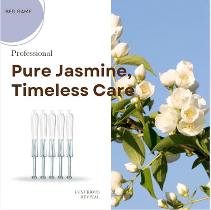 Jasmine Natural Vaginal Moisturizer for Women - Female Care Moisturizing Care Long-Lasting Hydration, pH-Balanced Lube Injector for Women's Dryness - Disposable Prefilled Massage Gel (10 Pcs)