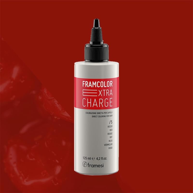Framesi Framcolor Extra Charge Red, 4.2 fl oz, Color Refreshing Hair Treatment