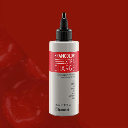 Framesi Framcolor Extra Charge Red, 4.2 fl oz, Color Refreshing Hair Treatment