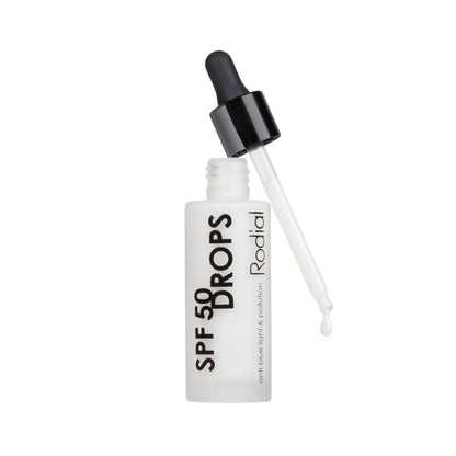 Rodial SPF 50 Drops 30ml, SPF Serum with Hyaluronic Acid and Vitamin E, UVA and UVB face protection, SPF Skin Moisturiser, SPF 50 Anti-Photoaging
