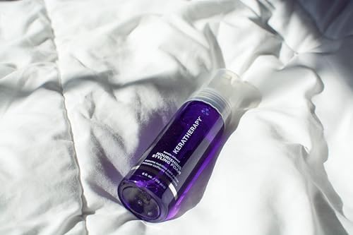 KERATHERAPY Keratin Infused Volumizing Nourishing Styling Foam, 6 fl. oz., 178 ml - Hair Styling Foam with Sunflower Oil, Linseed Oil, & Olive Fruit for Shine & Frizz Control - Volumizing Mousse
