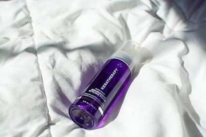 KERATHERAPY Keratin Infused Volumizing Nourishing Styling Foam, 6 fl. oz., 178 ml - Hair Styling Foam with Sunflower Oil, Linseed Oil, & Olive Fruit for Shine & Frizz Control - Volumizing Mousse