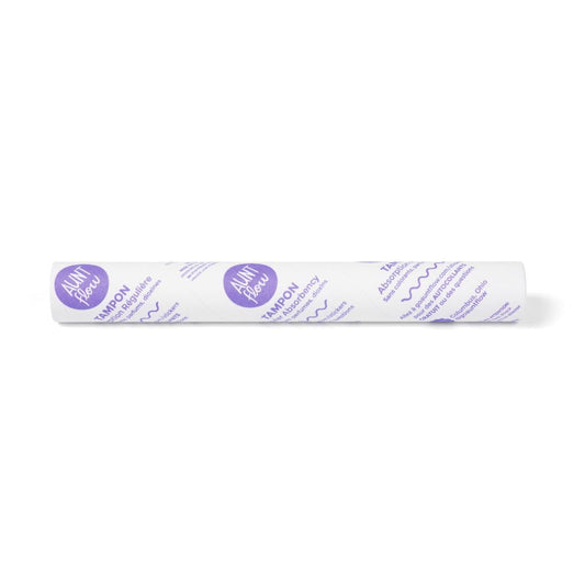 Aunt Flow Universal Tampons for Vending Dispensers (Case of 500), Regular Absorbency, Plastic-Free, Unscented
