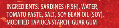 Crown Prince Sardines in Tomato Sauce, 7.5-Ounce Cans (Pack of 12)