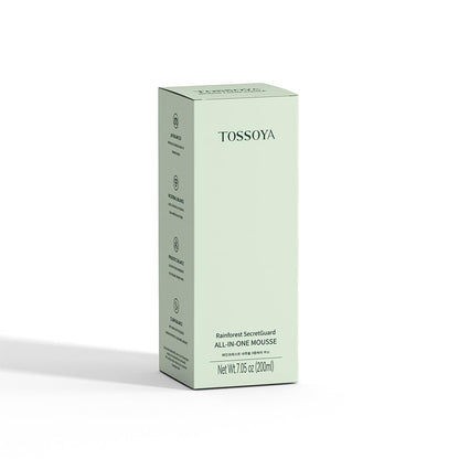 Tossoya™ Gentle Intimate Mousse - pH Balanced Daily Cleanser for Sensitive Skin - Refreshing & Hydrating Feminine Wash - Plant-Based Formula - 200ml (6.76 fl oz)