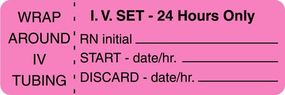 Centurion Nursing IV Tubing Labels
