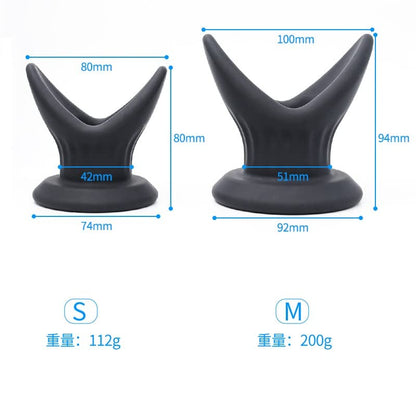 Anal Douche Enema Butt Plug G-Spot Silicone Shower Cleaner Cleansing Colonic Douche System Cleaner Anal Plug Cleaning Kit(S)