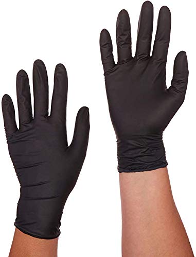 Perfect Stix Black Nitrile Exam Gloves - Size M - Pack of 100ct